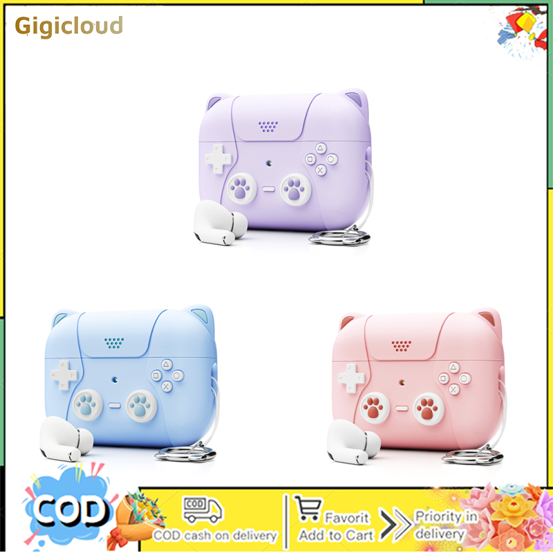 Earbuds Case Compatible For Airpods Pro2 / Airpods Pro Bluetooth-compatible Headset Protective Cover With Keychain ราคา 142 บาท*ส่งฟรี