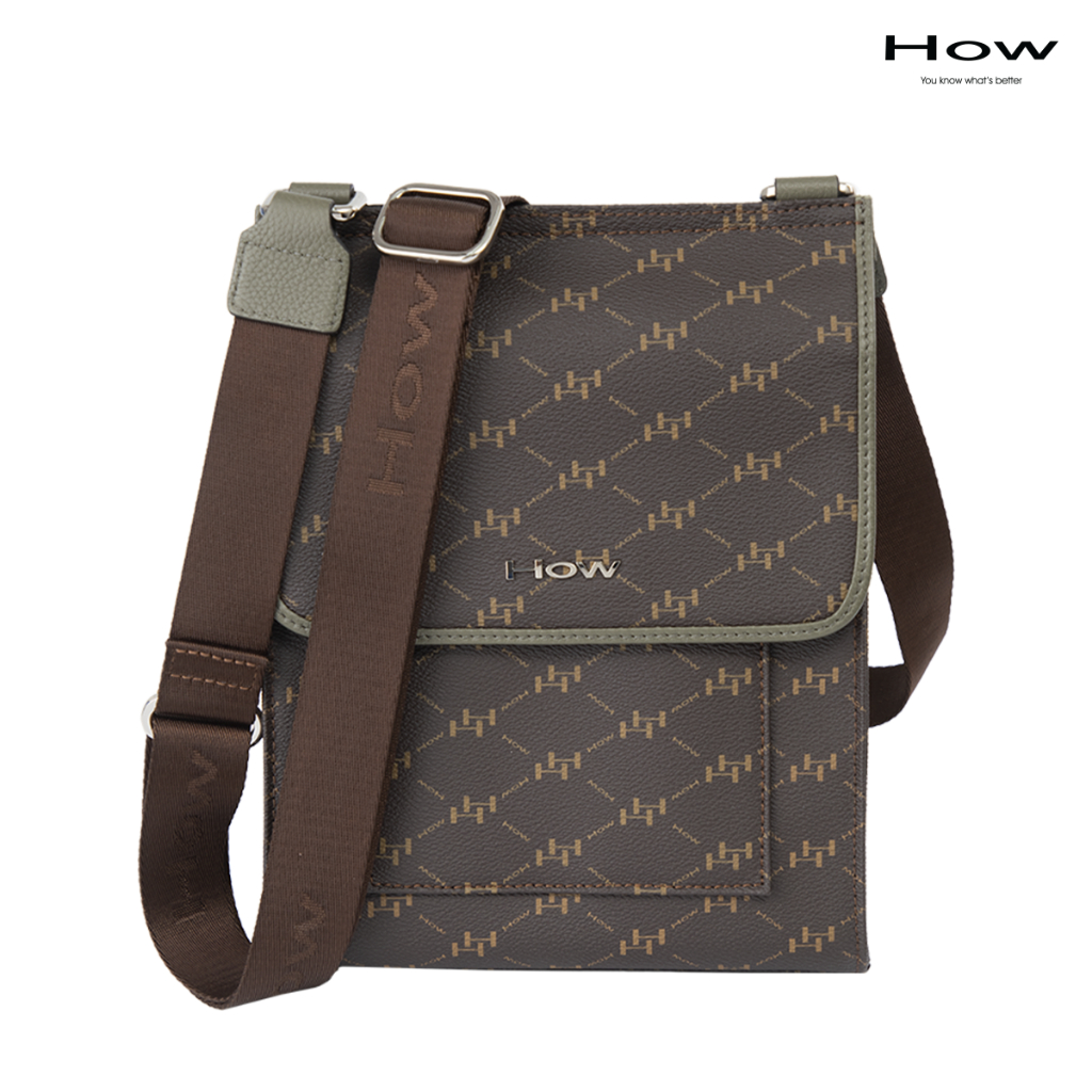 How กระเป๋าสะพาย Cross body รุ่น HHHH0402 - สีเขียว ราคา 1,949 บาท*ส่งฟรี