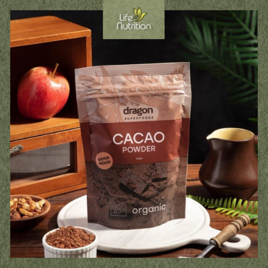 Bột cacao nguyên chất hữu cơ Dragon Superfoods- Cacao powder - Việc uống ca cao cũng có thể tăng cường endorphin, vôn là "hooc-môn hạnh phúc" tự nhiên của cơ thê, có tác dụng giảm căng thăng và khiên cho cơ thể thấy thỏả mãn.