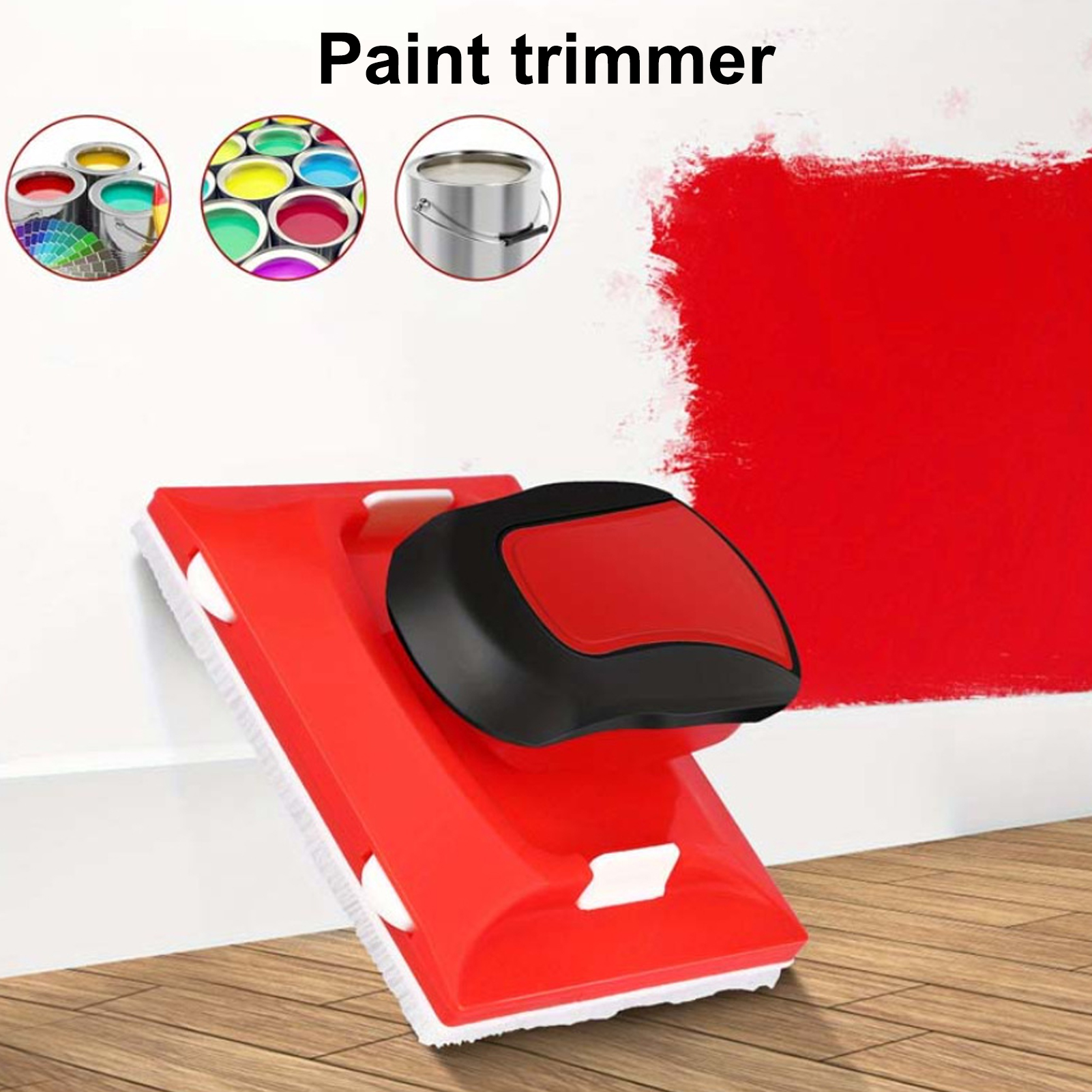 Efficient Painting Equipment Portable Paint Edger Easy-to-use Paint Edger Tool for Perfect Corners and Edges Ideal for Walls Ceilings and Corners Precision Paint Trimmer with Comfortable Handle