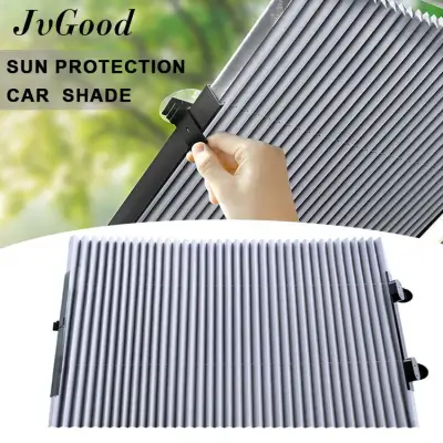 JvGood Automatic Car Sunshade Foldable Car Windshield Sun Shade Sunscreen Adjustable Sunshade for car Windshield