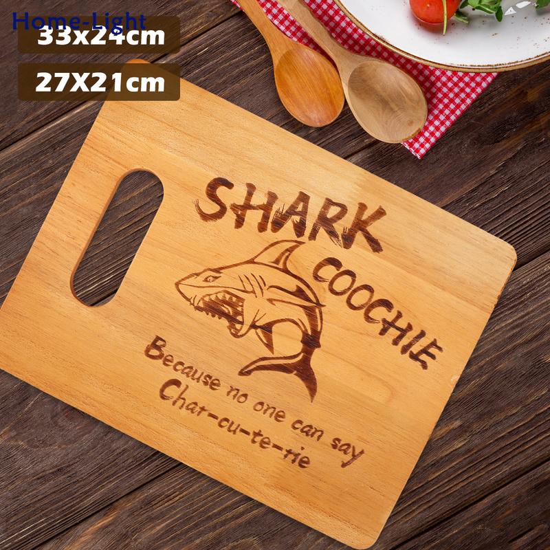 Charcuterie Hội Đồng Quản Trị Bằng Gỗ Khắc Bảng cắt Mịn Xách Tay Dễ Dàng Để Làm Sạch Vui Cá Mập Coochie Hội Đồng Quản Trị Bảng cắt Charcuterie Hội Đồng Quản Trị Cho nhà bếp bằng gỗ Charcuterie Hội Đồng Quản Trị