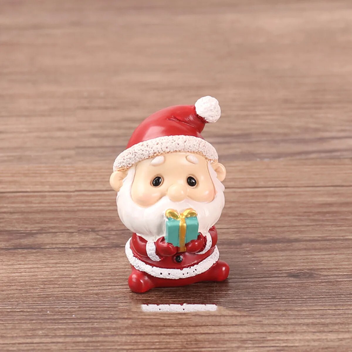 orfvqu98gg189 Popular New Mini Christmas Decoration Resin Crafts Cartoon Animal Characters Children's Christmas Gifts Resin Christmas Characters