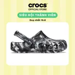 [ĐỘC QUYỀN ONLINE] Giày Clog Unisex Crocs Baya Marbled - Black/White - 206935-066