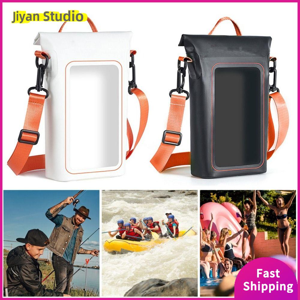 JIYAN2866 2L Túi đựng điện thoại chống nước PVC Vai Túi đựng điện thoại di động Thời trang Không thấm nước Túi bơi Bơi lội