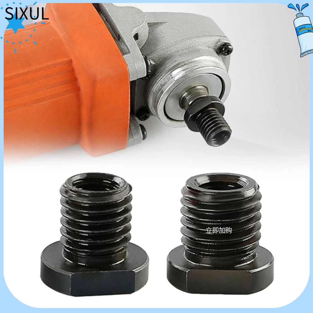 SIXUL 1Pcs Đầu nối trục đai ốc Bộ chuyển đổi Máy mài góc Thanh nối Ren M10 đến M14 M16 Bộ chuyển đổi ren Mới Thay thế Vít đánh bóng