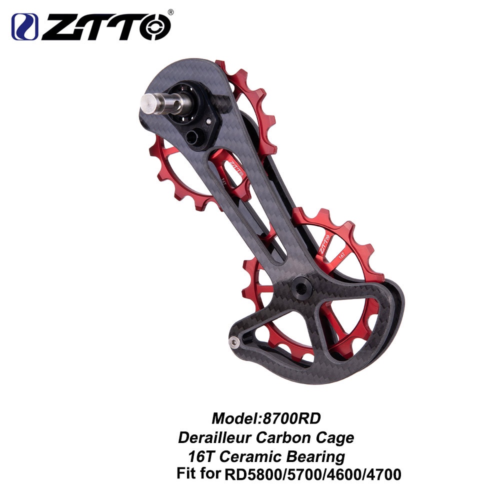 Ztto ตีนผีจักรยาน เซรามิค คาร์บอนไฟเบอร์ 16T สําหรับ RD9000 R8000 6800 5800 4600 4700 ราคา 3,470 บาท*ส่งฟรี