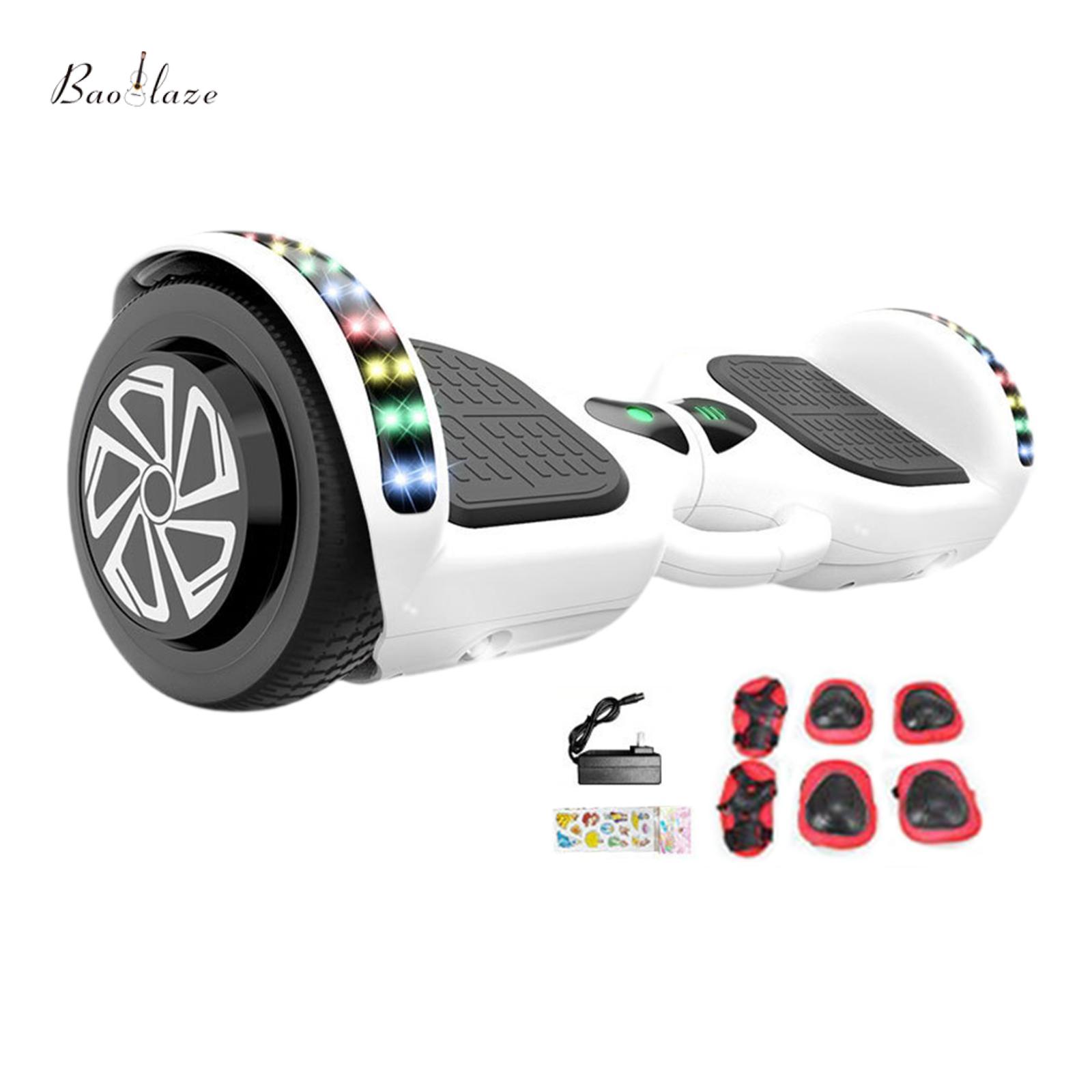 Baoblaze Self Balancing Scooter with Protective Gear for Kids with Colorful Light Stable Structure Large Capacity Battery Hoverboards ราคา 24,137 บาท*ส่งฟรี