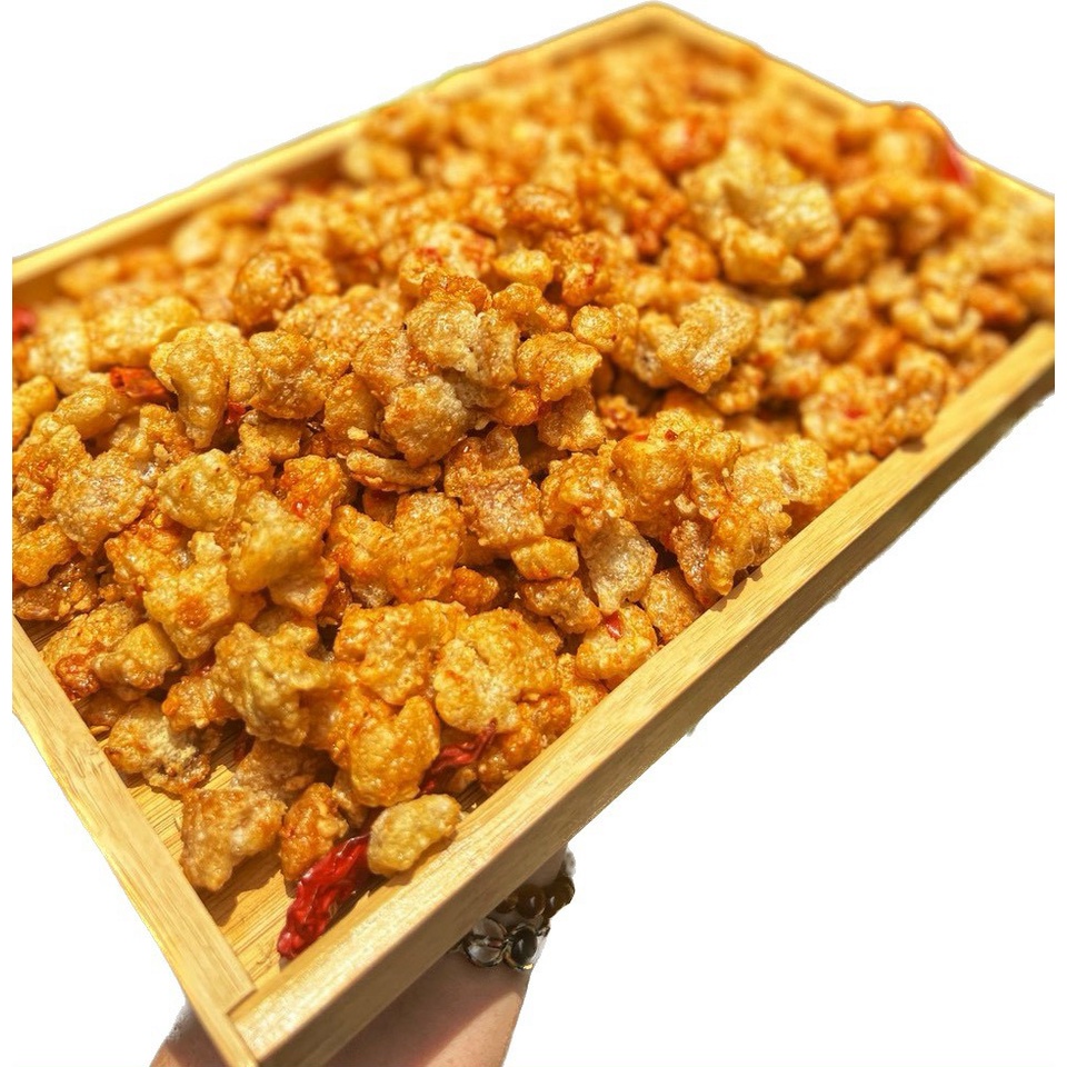 Tóp Mỡ Sấy Cháy Tỏi Giòn Thơm Ngon
