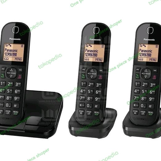 TELEPON WIRELESS PANASONIC KX-TGC413 (3 HANDSET) WIRELESS PHONE TGC413 Giá 4,010,000 Đồng*Miễn phí vận chuyển