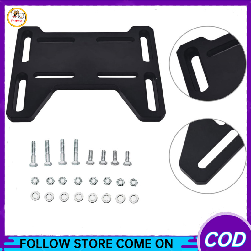Khung mô-tơ tấm, Hợp kim nhôm động cơ động cơ gắn giá đỡ cho Bộ chuyển đổi tấm tương thích cho xe đạp mini Go-Kart Coleman 100 graffiti Bug DB30 và động cơ 4 thì