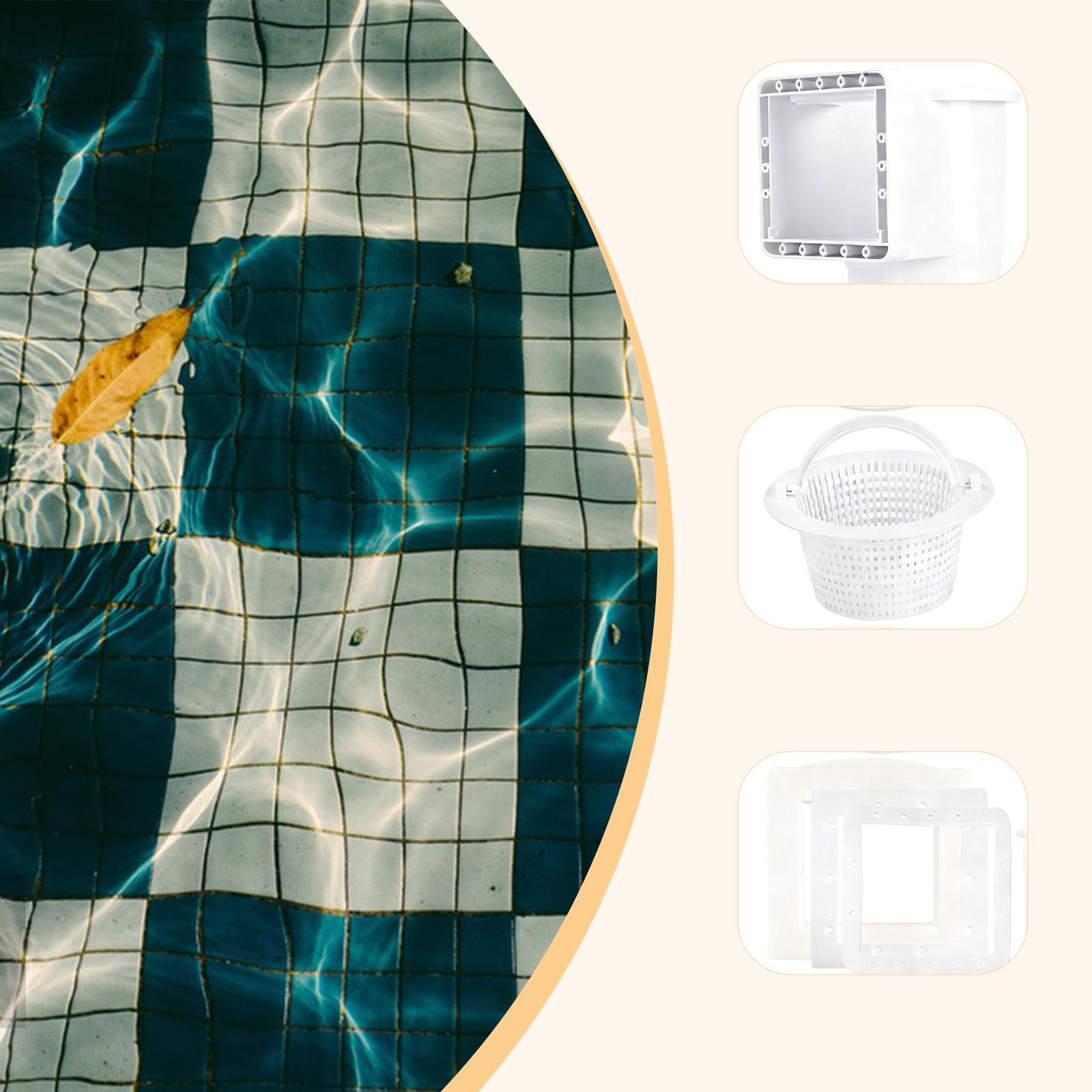 Miracle Shining Ground Pool Skimmer with Accessory Kit Premium for All Standard Pool Wall Openings Professional Swimming Pool Cleaning Set ราคา 1,320 บาท*ส่งฟรี