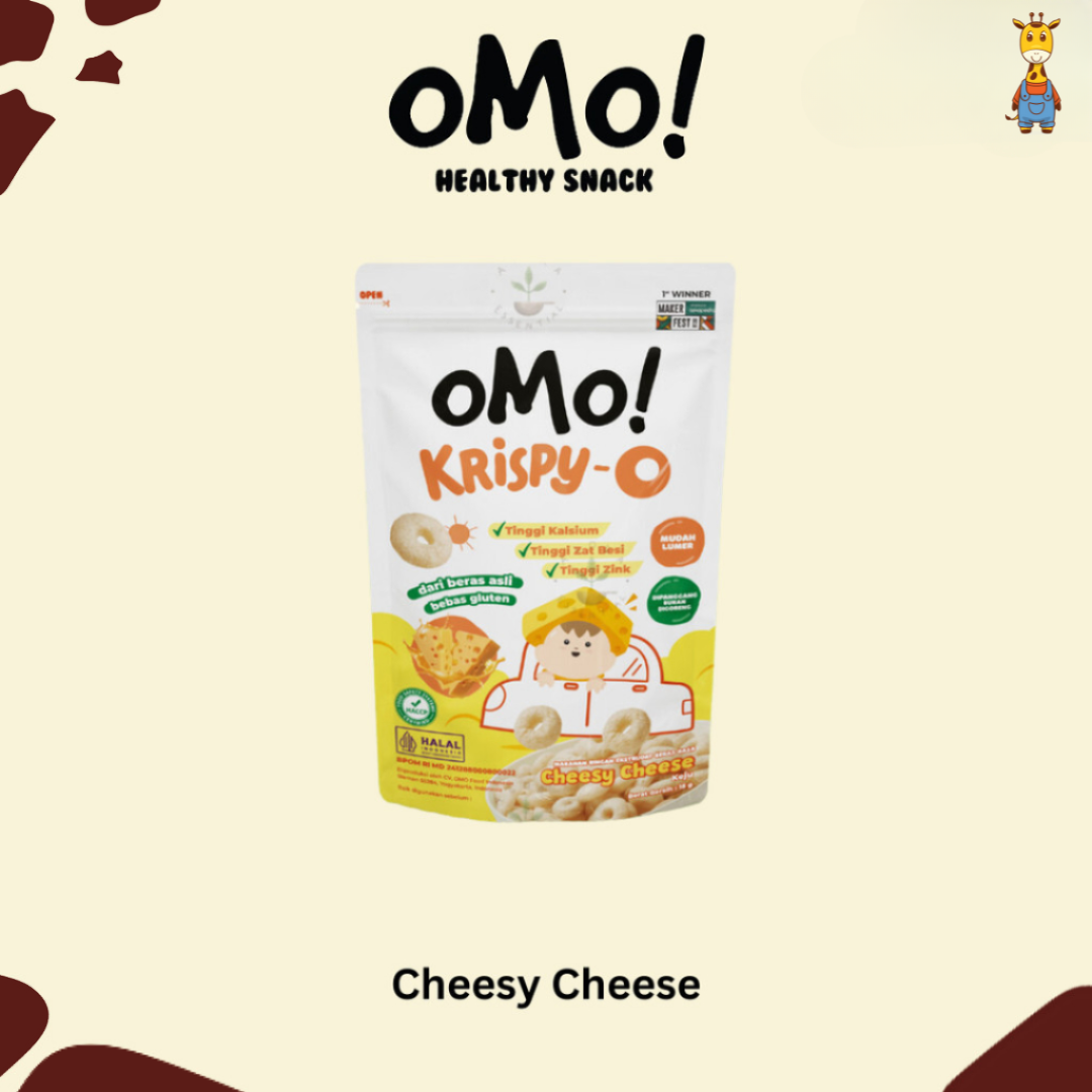 Omo Krispy-O 15gr - Cemilan Bayi 8m+