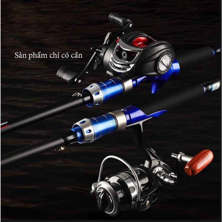 Cần câu lure carbon DYAWA và máy ngang cao cấp(tặng cước daiwa 7màu)