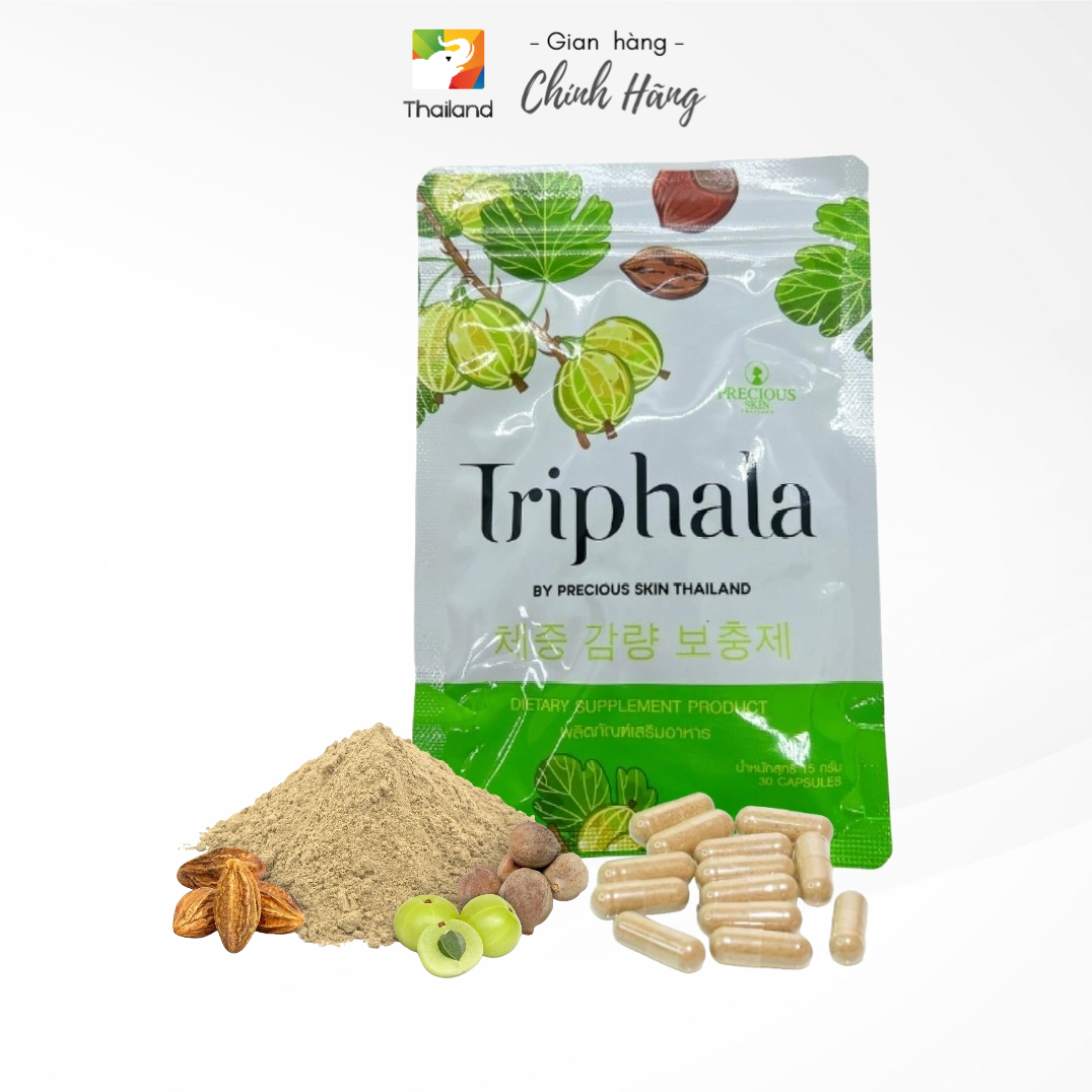 Viên uống giảm cân đẹp da Triphala By Precious Skin Thái Lan