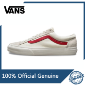 Vans Old Skool Style 36 Marshmallow Racing Red Unisex Shoes