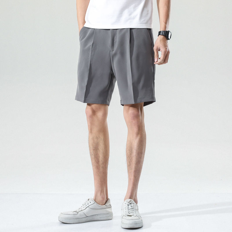 Men's Shorts Summer New Drooping Sensation Straight Loose-fitting Casual Hundred Fashion Simple Five-point Pants