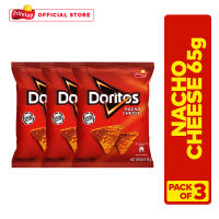 Doritos Nacho Cheese Tortilla Chips Snack 65g - Pack of 3