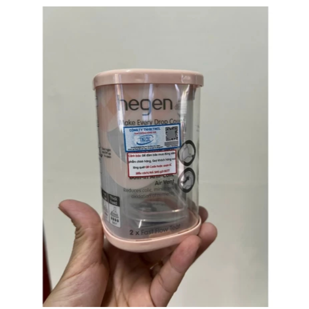Núm ti Hegen thay thế bình sữa Hegen chính hãng cho bé đủ size 0/ 1/ 2/ 3/ Y cut (thức ăn sệt)