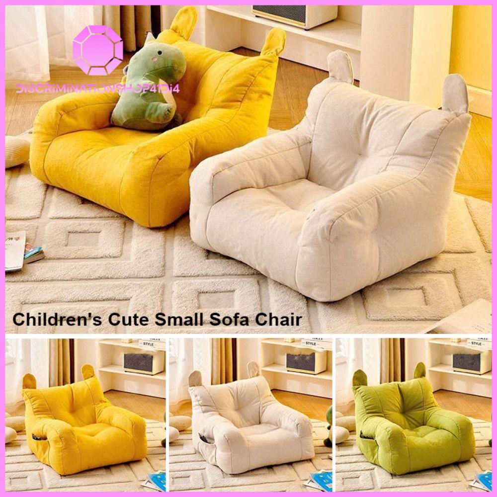 DISCRIMINATIONSHOP41DI4 Mềm mại Ghế Sofa Nhỏ Tiện dụng Thoải mái Ghế Sofa Gấu Trẻ Em Dễ thương cho trẻ em với túi lưu trữ Ghế Sofa Lười Phòng Khách Dành cho bé trai và bé gái