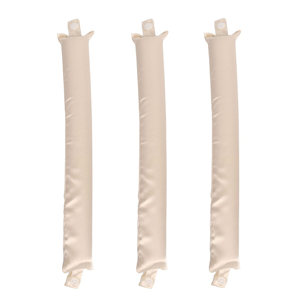 SHUKEYI 3Pcs Satin Máy uốn tóc không  Lọn tóc lười Không  Cuộn tóc Bền Mềm Thanh uốn Dụng cụ tạo kiểu - 4