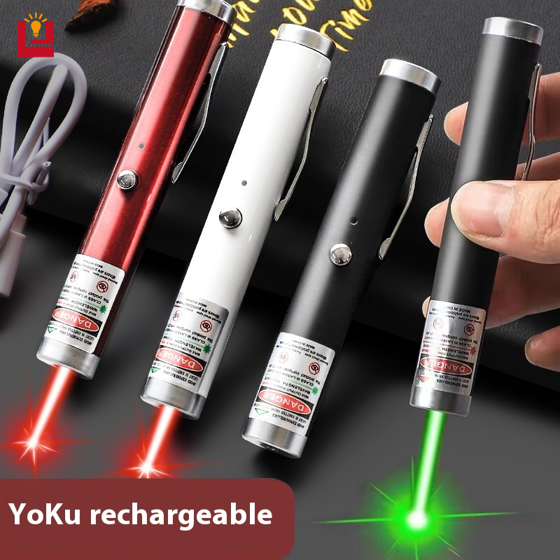YONUO Bút laser laser đèn pin ánh sáng Aurora con trỏ la-ze màu xanh lá cây ánh sáng tầm xa ánh sáng mạnh khay Cát bán hàng văn phòng bộ phận chụp bút