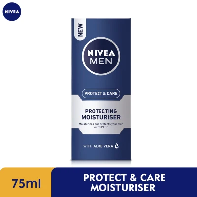 Nivea Face Care for Men Moisturiser Protect & Care Protective Moisturiser SPF15 75ml