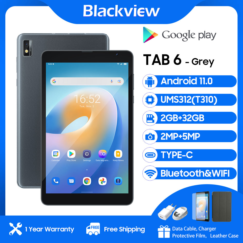 Quà tặng miễn phí blackview Tab 6 Máy tính bảng giá rẻ 2G 3G 4G LTE Gọi