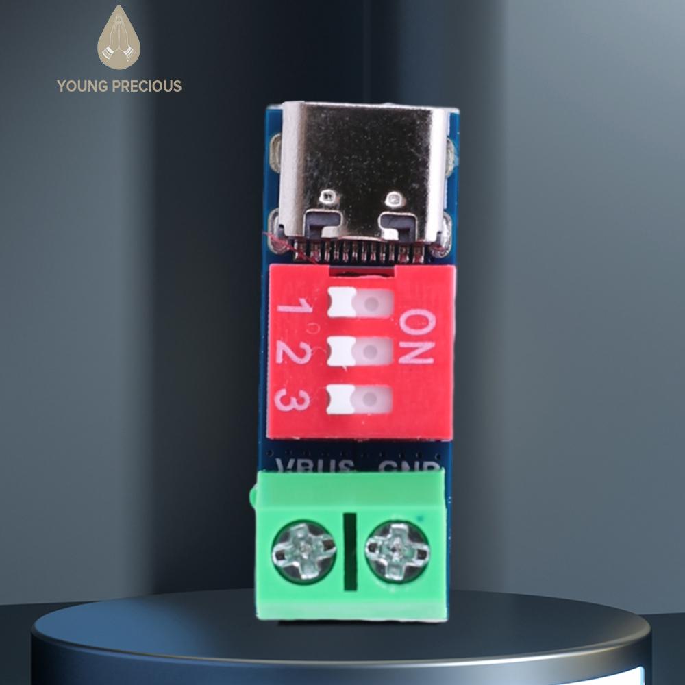 Charging Test Module 5-20V Adjustable Charger Power Delivery Boost Module High Speed USB Type-C Voltage Connetor Power Supply Accessories Giá 47,800 Đồng*Miễn phí vận chuyển