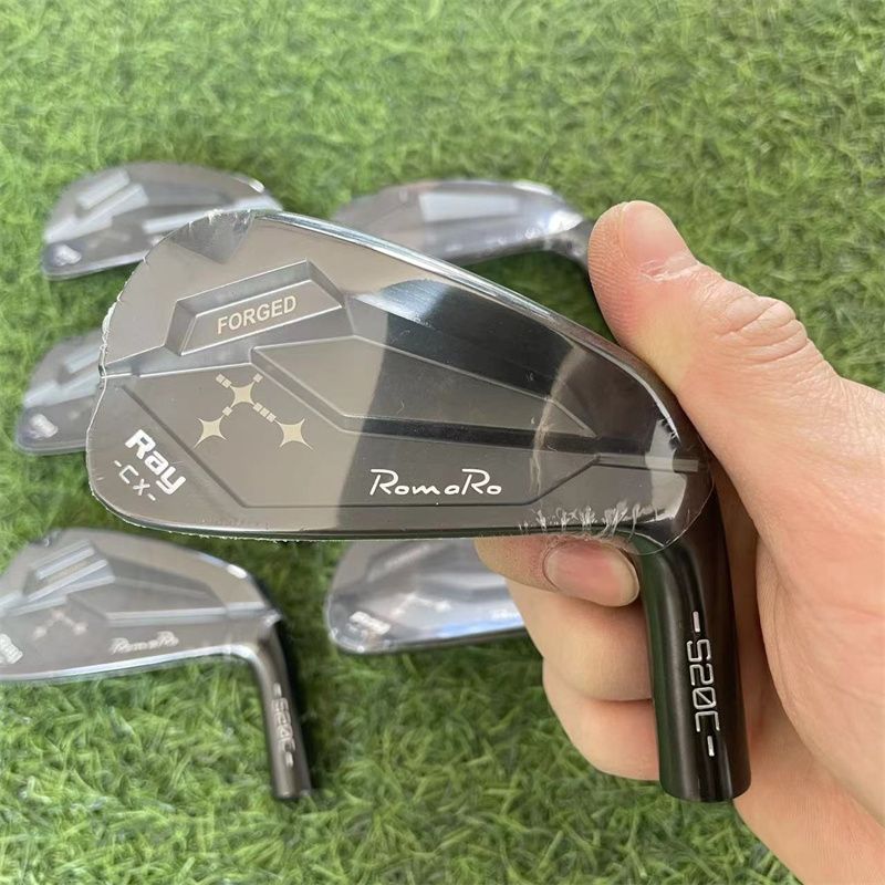 Black ROMARO New Golf Clubs RAY CX Irons Irons Set Half Blade Back Soft Iron Forged Long Distance Men's Complete Iron Set · v19