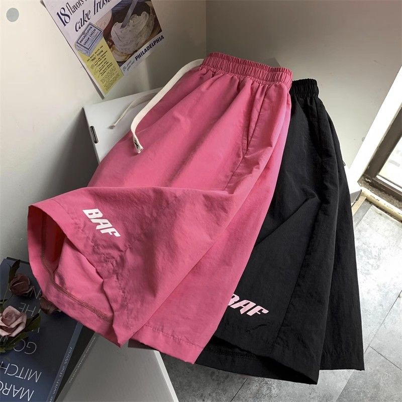 Hjy quần đi biển Quần dài 5 táp thoáng khí cát thường ngày mỏng Quần short thể thao khô nhanh thời trang mùa hè cho nhãn hiệu thời trang nam đường phố cao cấp