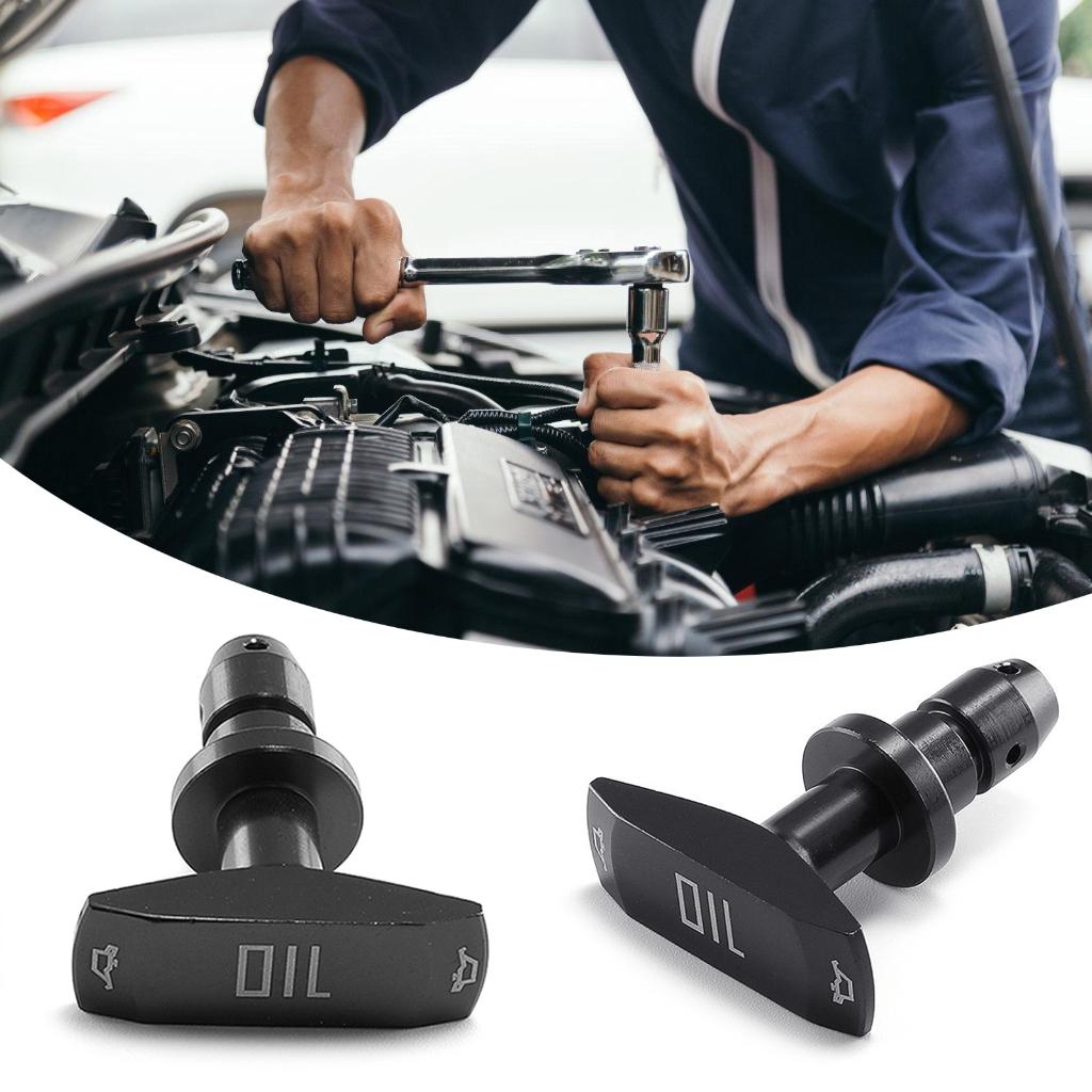 Que thăm nhớt tay nắm kéo nhôm dầu dipstick xử lý
