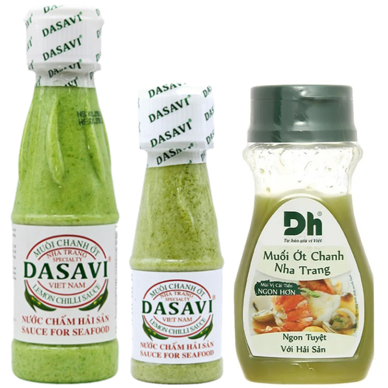 Muối chanh ớt Nha Trang các loại Dasavi - Dh foods