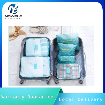Travel Organizer Set 6 Pieces Foldable Washable Luggage Storage Bag Korean Style Travel Organiser