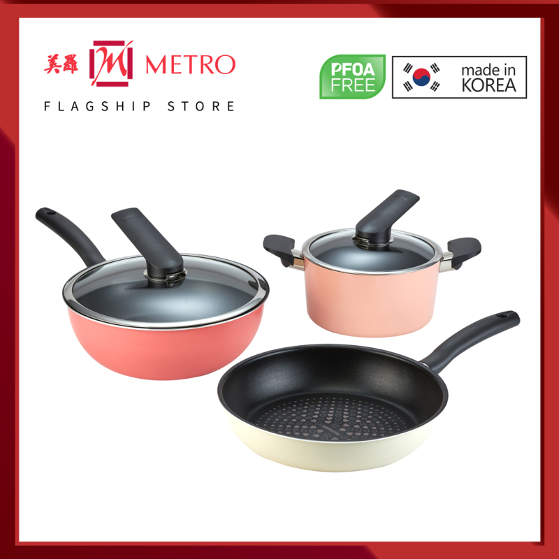 Happycall Cheer Up 5-PC Cookware Set (Made In Korea) 4900-0086 Singapore