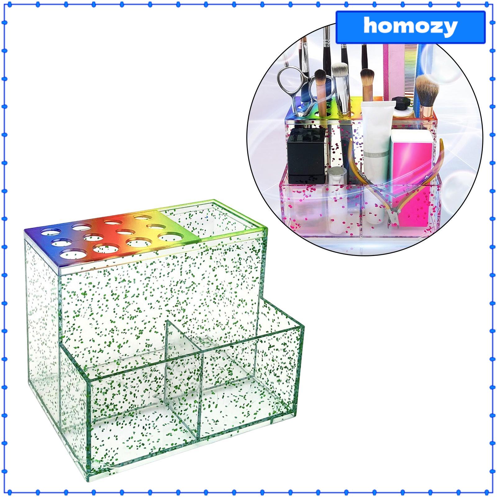 Homozy Kéo Cắt Tóc lưu trữ Hộp cắt kéo giá đựng lưu trữ trường hợp cho lược Clip Salon