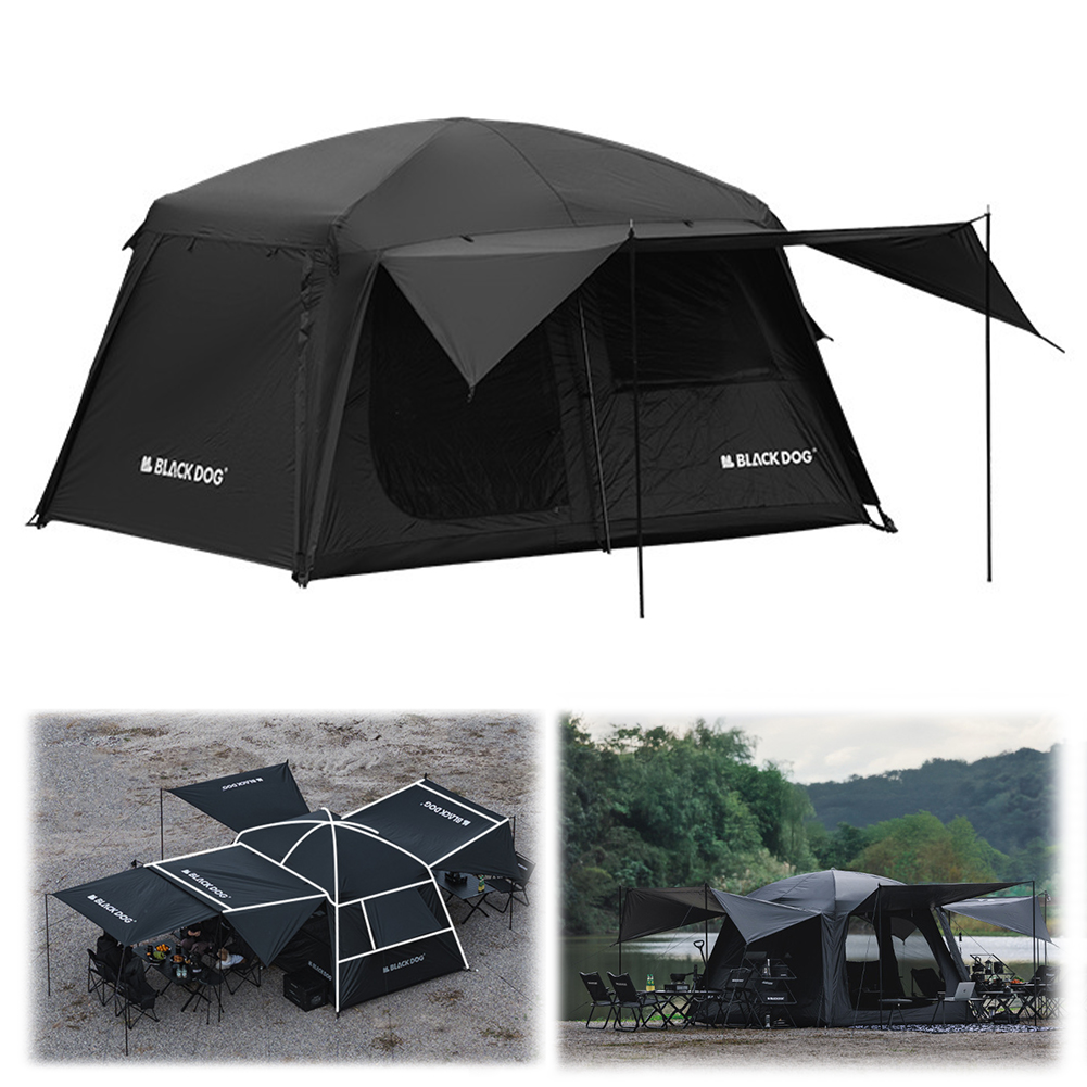 Winnereco Camping เต็นท์ 1 ห้อง 3 Living เต็นท์ครีมกันแดด UPF50 + เต็นท์ท่องเที่ยว Windproof สำหรับกลางแจ้ง Camping เดินป่า Backpacking ราคา 644 บาท*ส่งฟรี