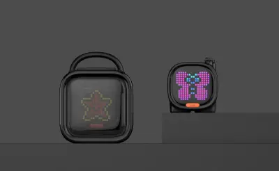 Divoom Timoo Cute LED Pixel Art Alarm Clock also a Bluetooth Speaker