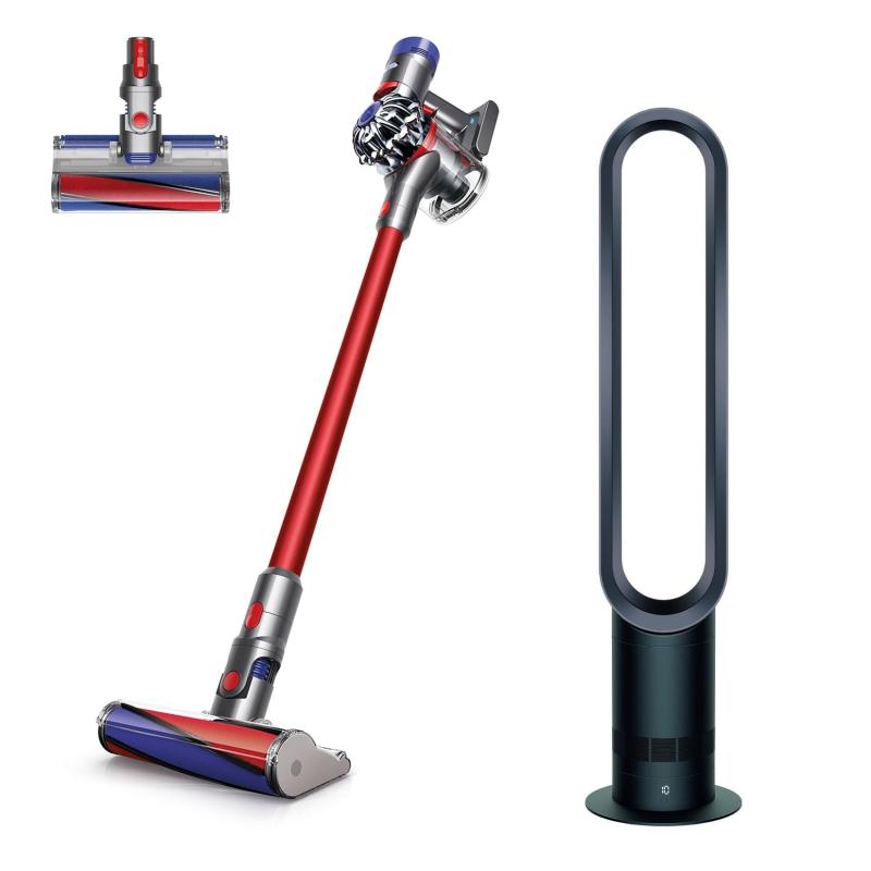 SPECIAL DEAL Dyson V7™ Fluffy+ Cord-Free Vacuum Cleaner WITH Dyson AM07 Tower Fan Black/Nickel Singapore