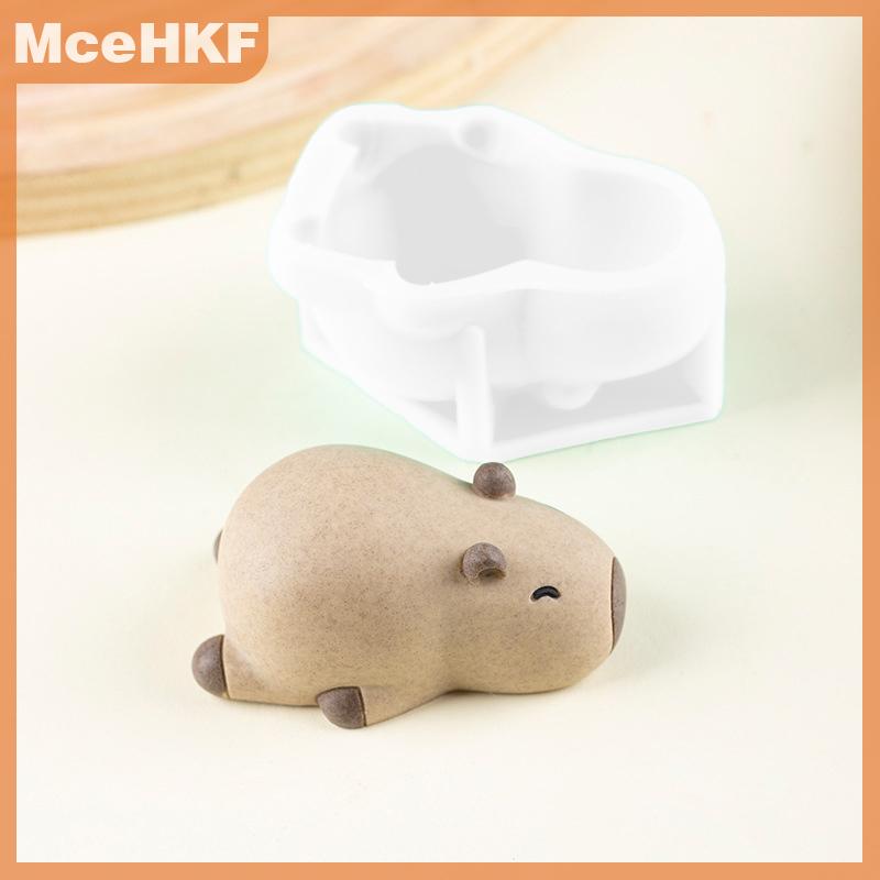 ❤❤❤Hot Sale MceHKF Cute Capybara Pudding Mold Mousse Silicone Mold Custard Mold Cake Mold Cartoon Capybara Cake Decoration Baking Bakery Tool