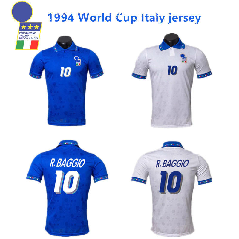 1994 World Cup Italy retro football shirt football Jersey European Code Size:S-2XL 94 Italy jersi