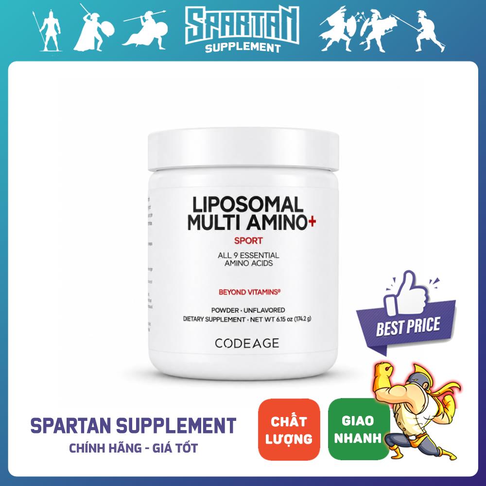 [Chính Hãng]  CodeAge Liposomal Multi Amino+ Powder 6.15 oz (174.2g) - Phục Hồi Sức Khỏe Sau Tập