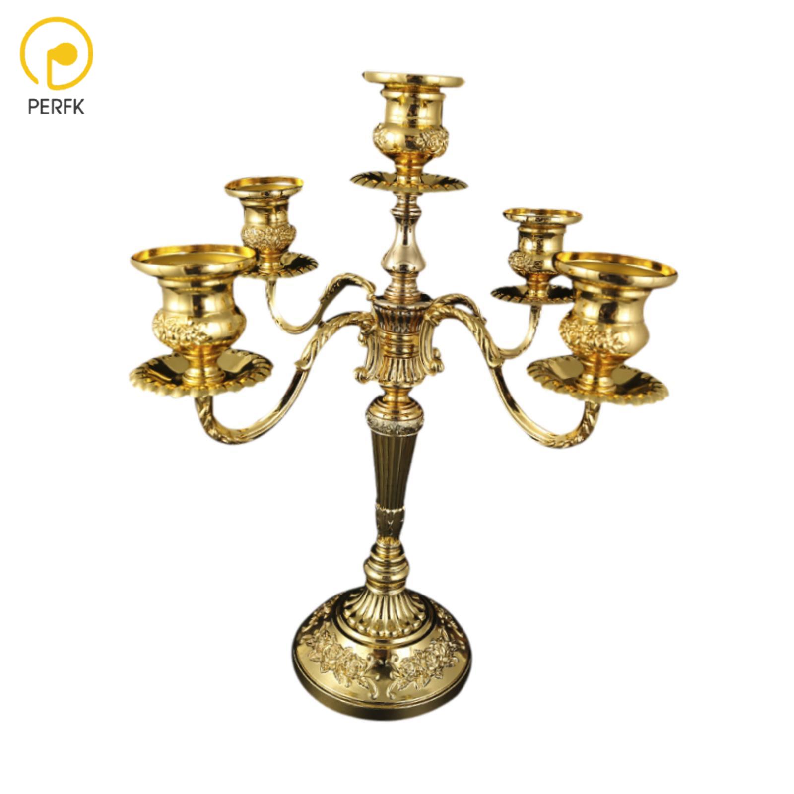 Candle Holder Metal Candelabra 5 Arms Elegant Decoration Wedding Centerpiece for Banquet Parties Festival Farmhouse Decor ราคา 27,795 บาท*ส่งฟรี