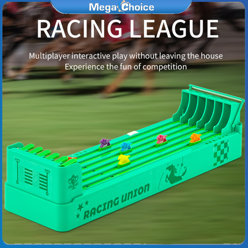 MegaChoice Horse Racing Game For Kids Electric Horse Racing Table Game With 6 Horses For Family Party Interaction Gift ราคา 432 บาท*ส่งฟรี