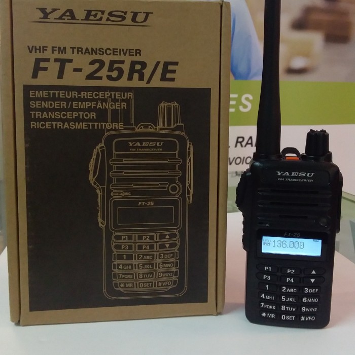 HT YAESU FT 25 RE DUAL BAND-Shelishop13 Giá 1,280,000 Đồng*Miễn phí vận chuyển