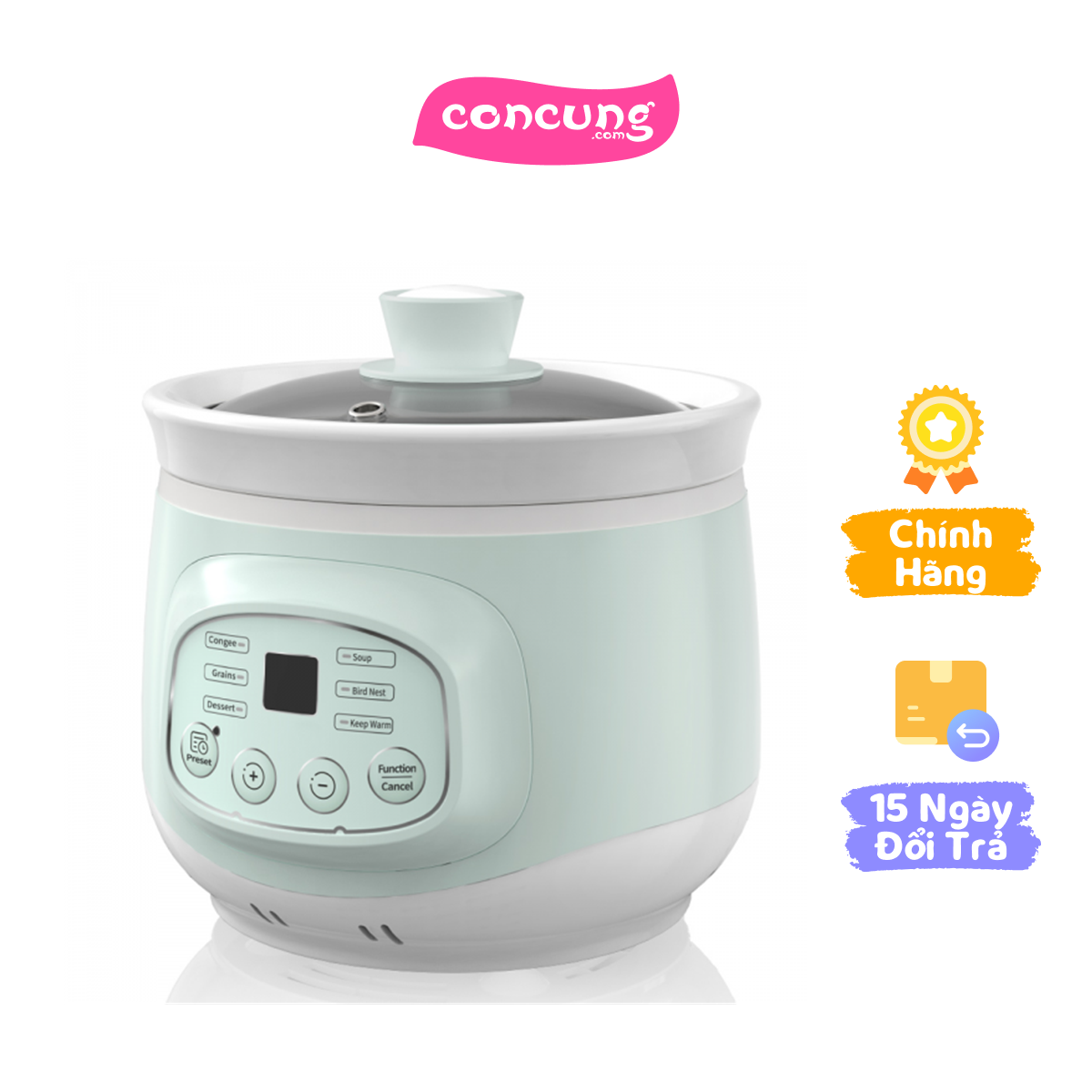 Nồi hầm nấu cháo chậm Bear (DDG-D10J2 CC)