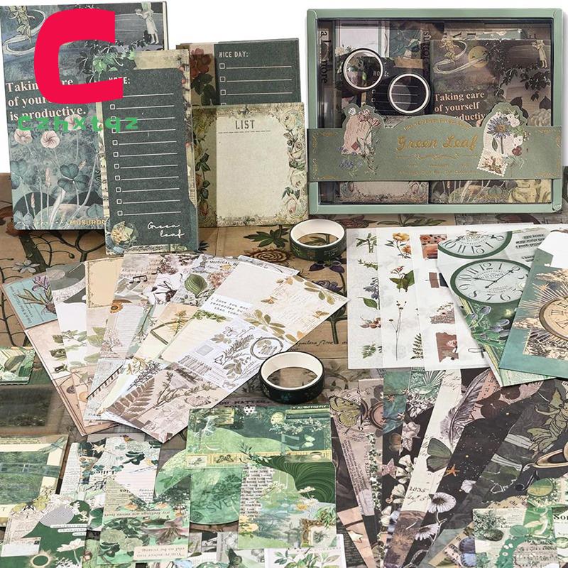 [LA19REA]Scrapbooking for Card Making Flower Butterfly DIY Journaling Supplies KitVintage Aesthetic Scrapbook Kit