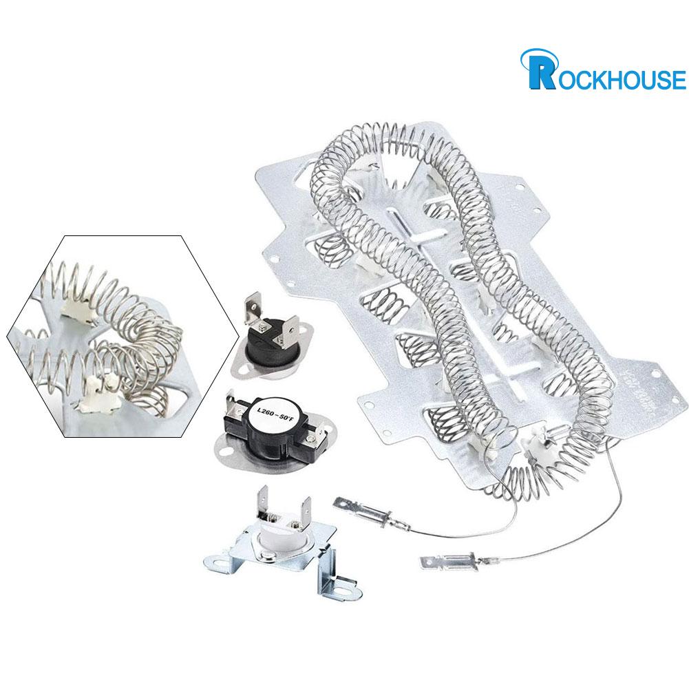 【Rockhouse】 Dryer Heating Element with DC4700018A and DC9600887A for Samsung Replacement [New Products] ราคา 1,933 บาท*ส่งฟรี