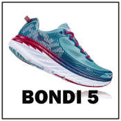 Hoka Bondi 5 Blue/Red Sneakers - Men's/Women's (Size