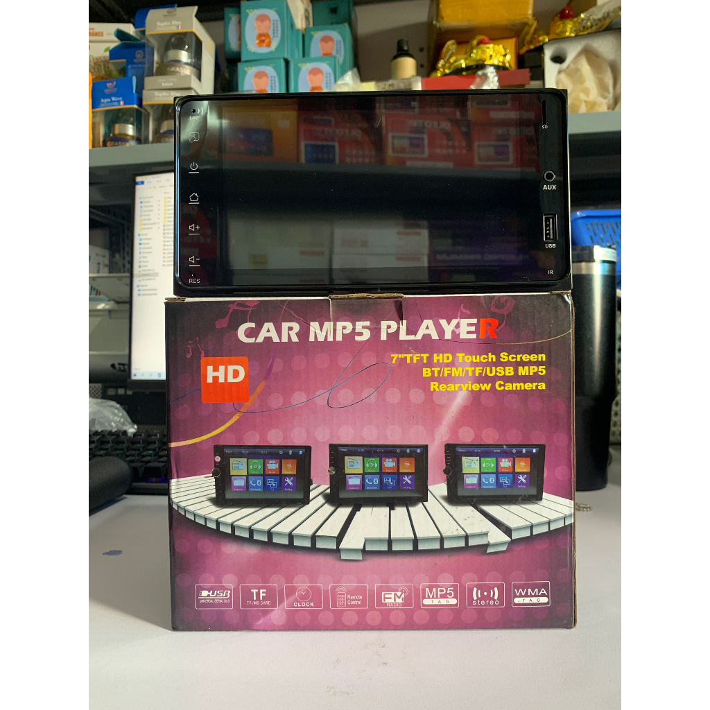 Đầu Màn Hình 7 inch Đa Năng Cho Xe Toyota - Kết Nối Đa Năng - Đầu DVD Kèm Giắc Zin Theo Xe Toyota - MP5-Toyota